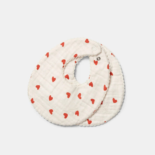 Dear April Koa 2-Pack Organic Bibs - Little Love