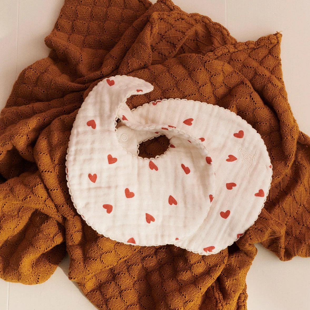 Dear April Koa 2-Pack Organic Bibs - Little Love
