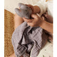 Dear April Kitty Organic Muslin Cuddle Cloth - Lavender