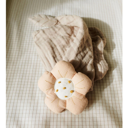 Dear April Fleur Organic Muslin Cuddle Cloth - Little Mouse