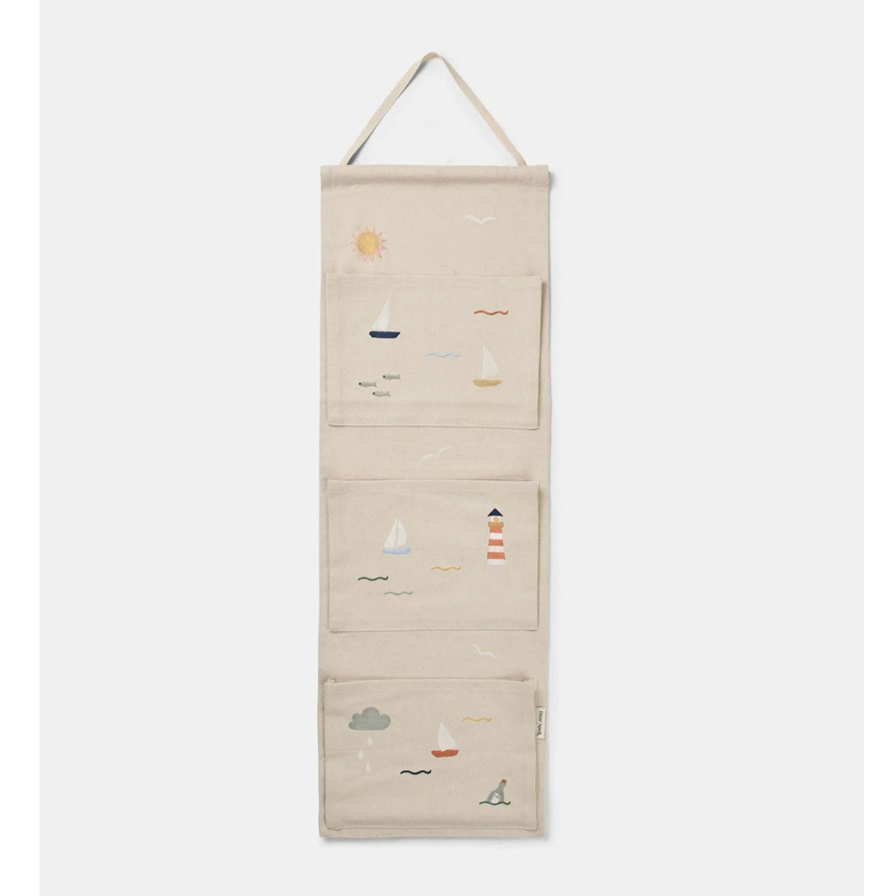 Dear April Pippa Canvas Hanging Wall Organiser - Sea Life