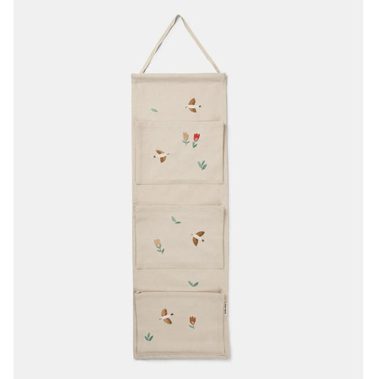 Dear April Pippa Canvas Hanging Wall Organiser - Songbirds