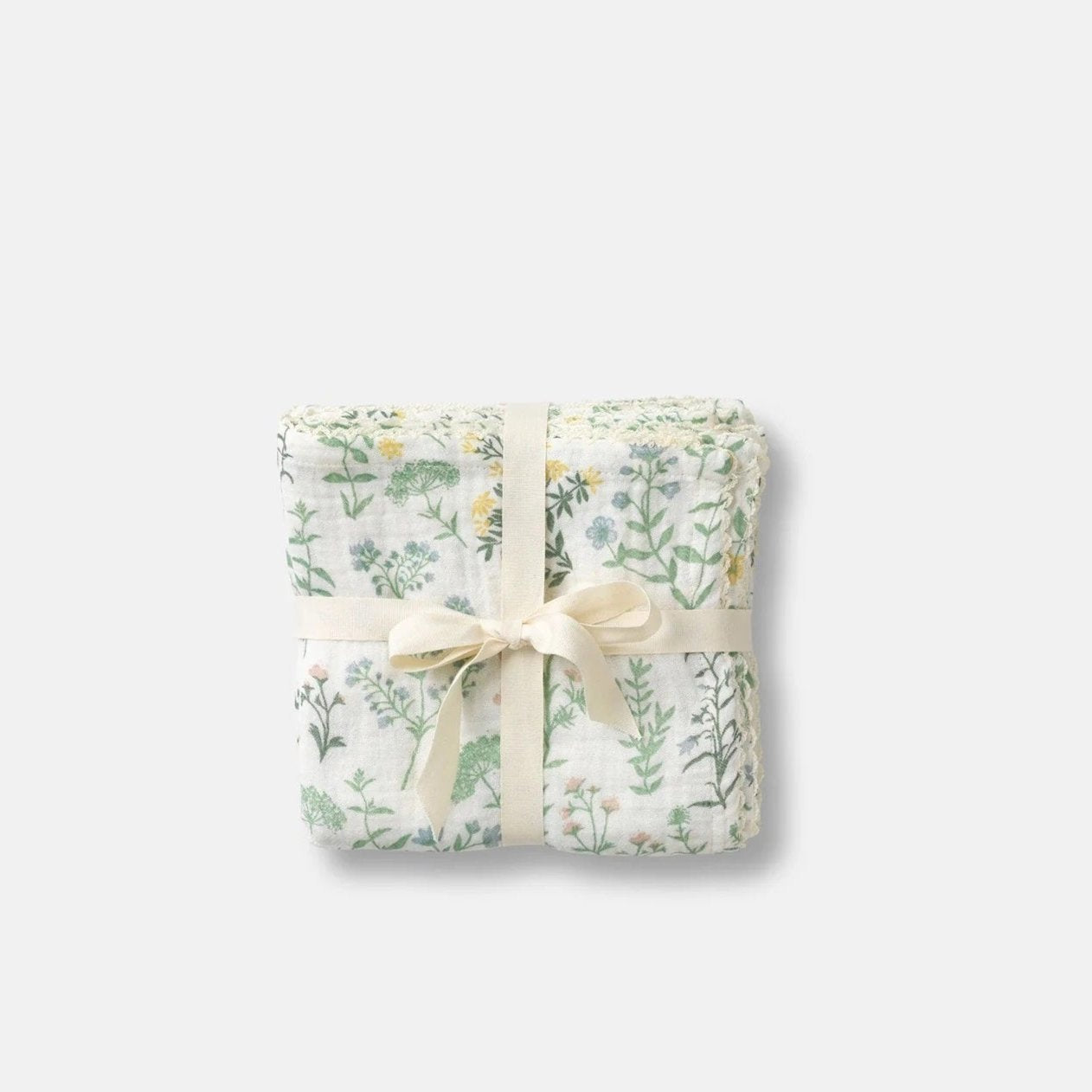 Dear April 3-Pack Muslin Cloths - Summer Flowers