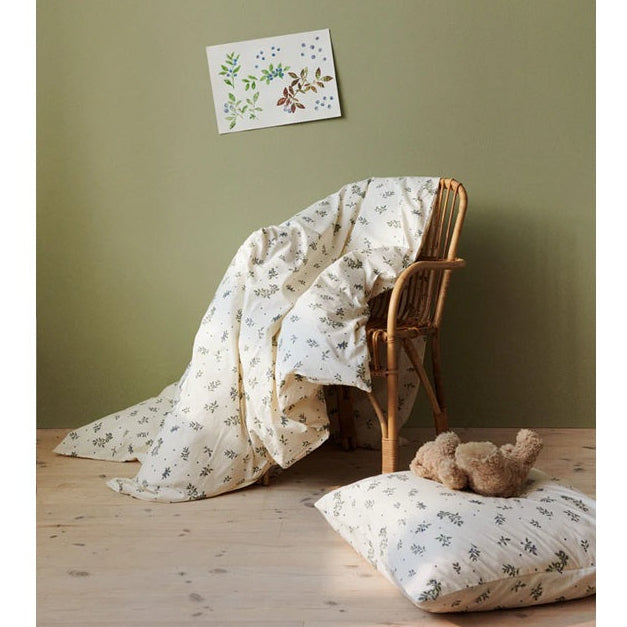 Dear April Asta Organic Single Bedding Set - 140 x 200cm - Blueberries