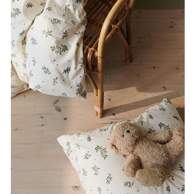 Dear April Asta Organic Single Bedding Set - 140 x 200cm - Blueberries