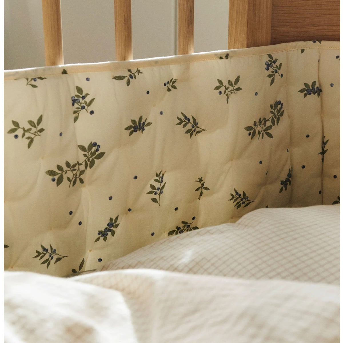 Dear April Nori Cot Bumper - Blueberries