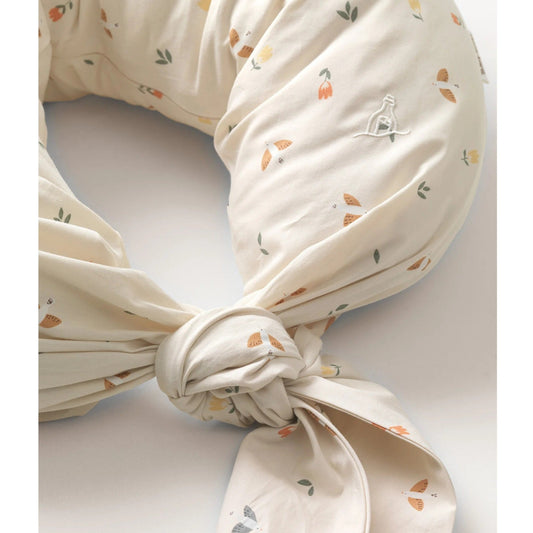 Dear April Nursing Pillow with Long Tie - Songbirds