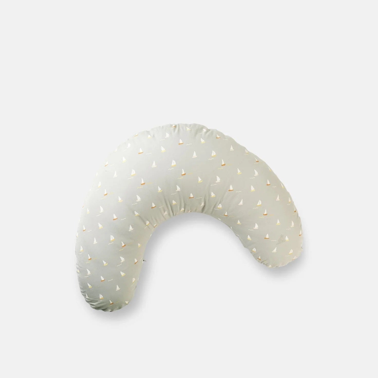 Dear April Nursing Pillow - Sailboats