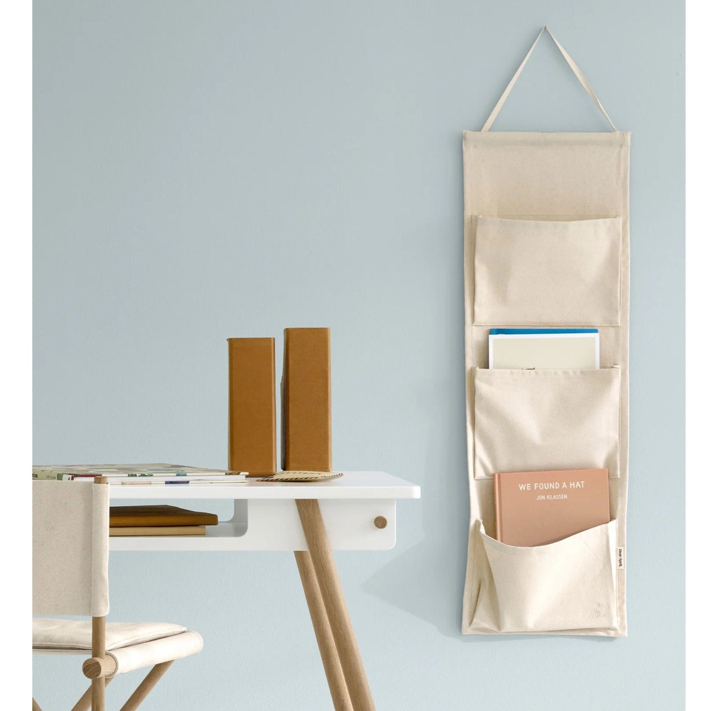 Dear April Canvas Hanging Organiser - Pure Nature