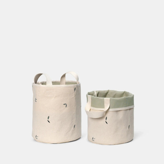 Dear April Storage Baskets - Small 2-Pk - Leaves