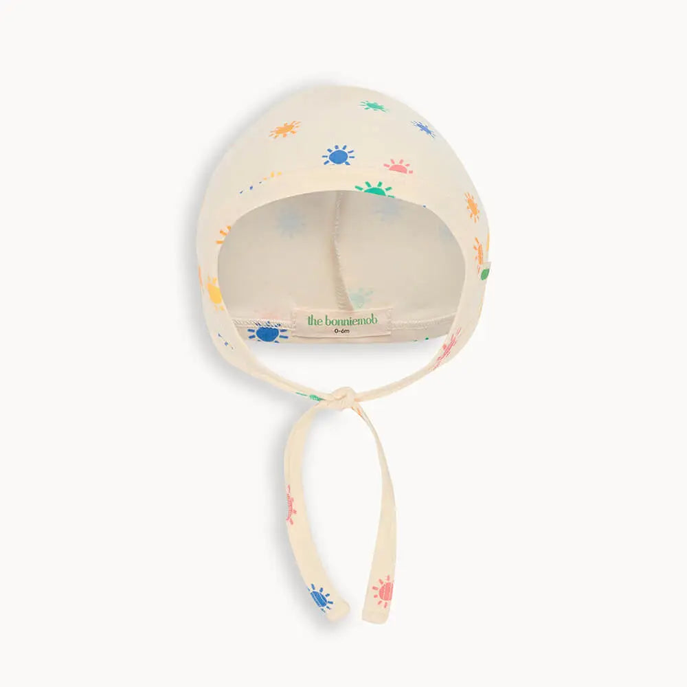 The Bonniemob Dilly Rainbow Sunshine Baby Bonnet Hat