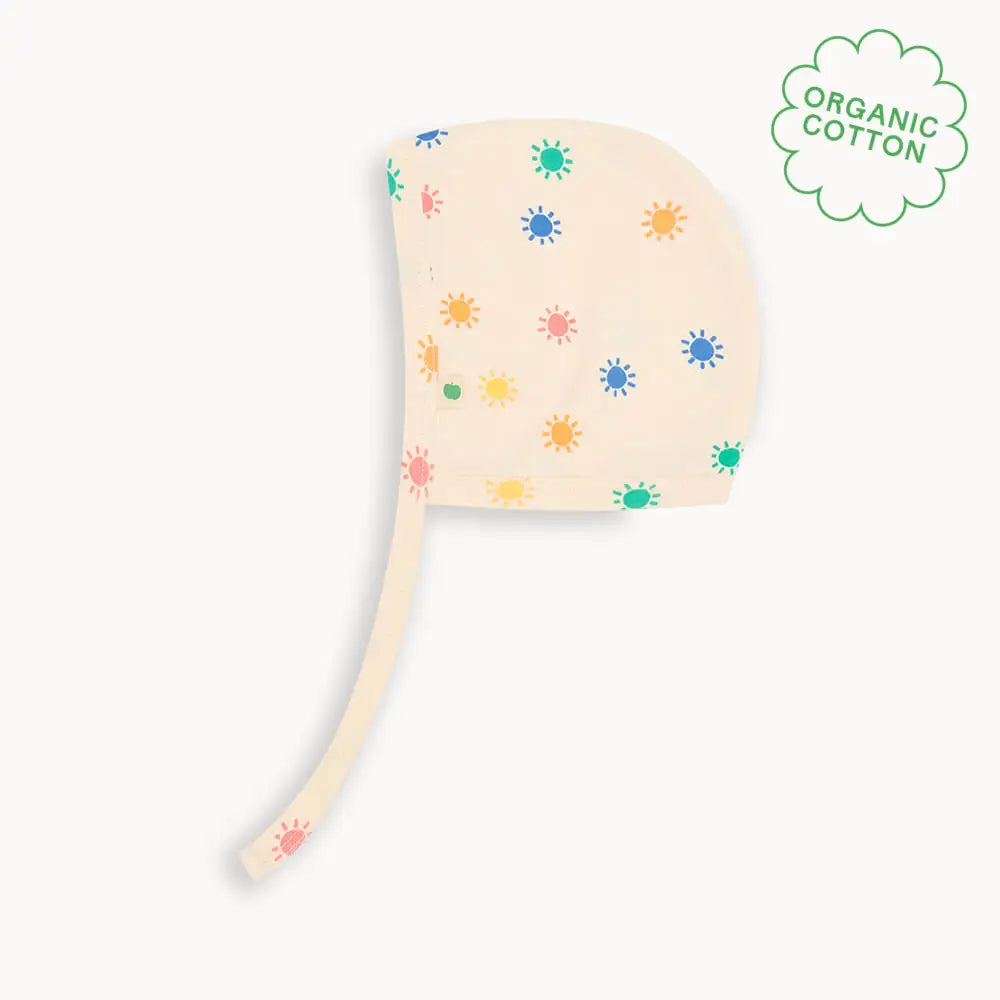 The Bonniemob Dilly Rainbow Sunshine Baby Bonnet Hat
