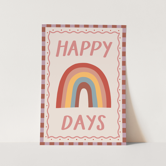 Kid of the Village Happy Days Art Print