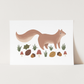 Kid of the Village Squirrel Art Print - White