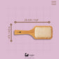 Eco Bath London Bamboo Hairbrush with Wooden Pins