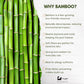 Eco Bath London Bamboo Hairbrush with Wooden Pins
