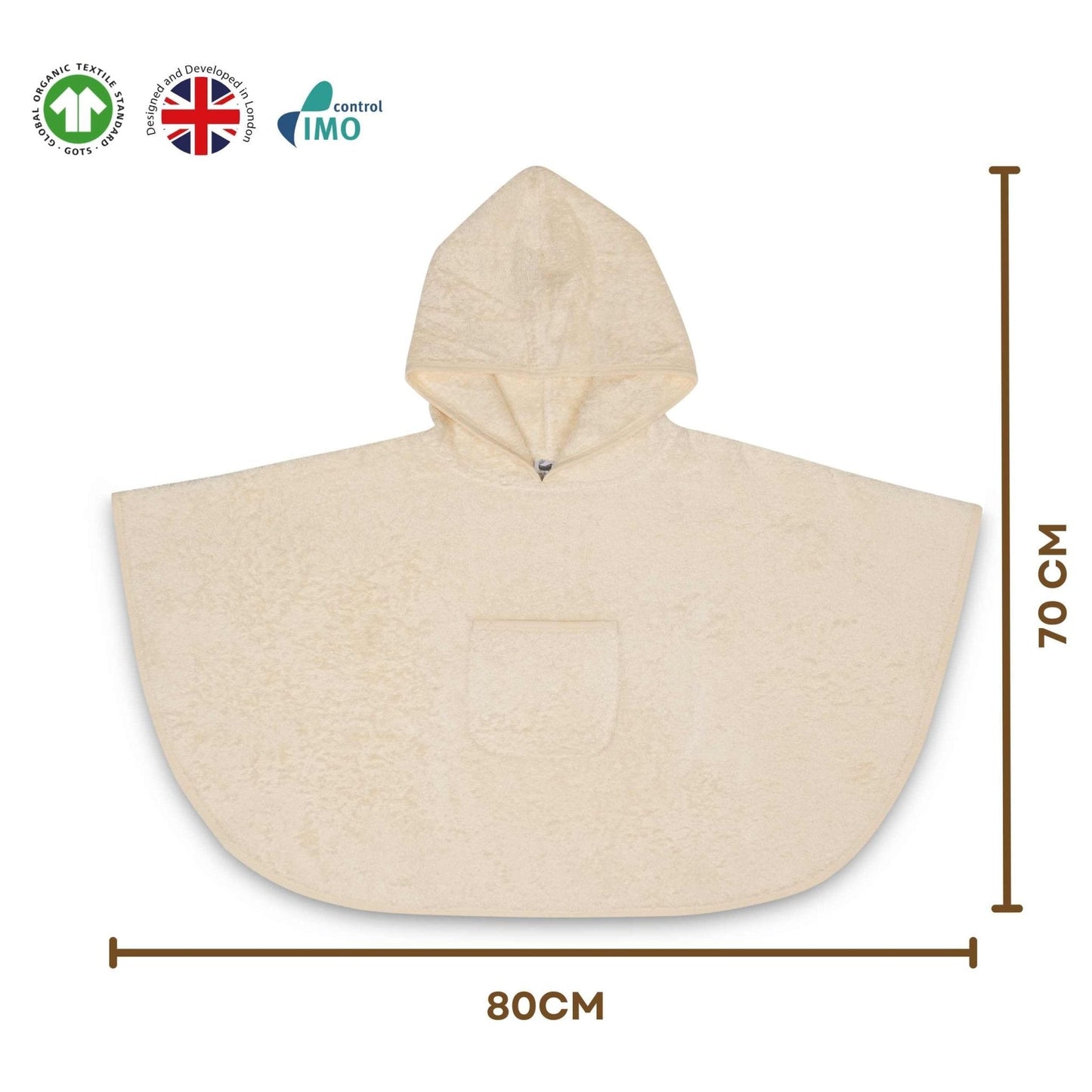 Eco Bath London Organic Cotton Baby Poncho