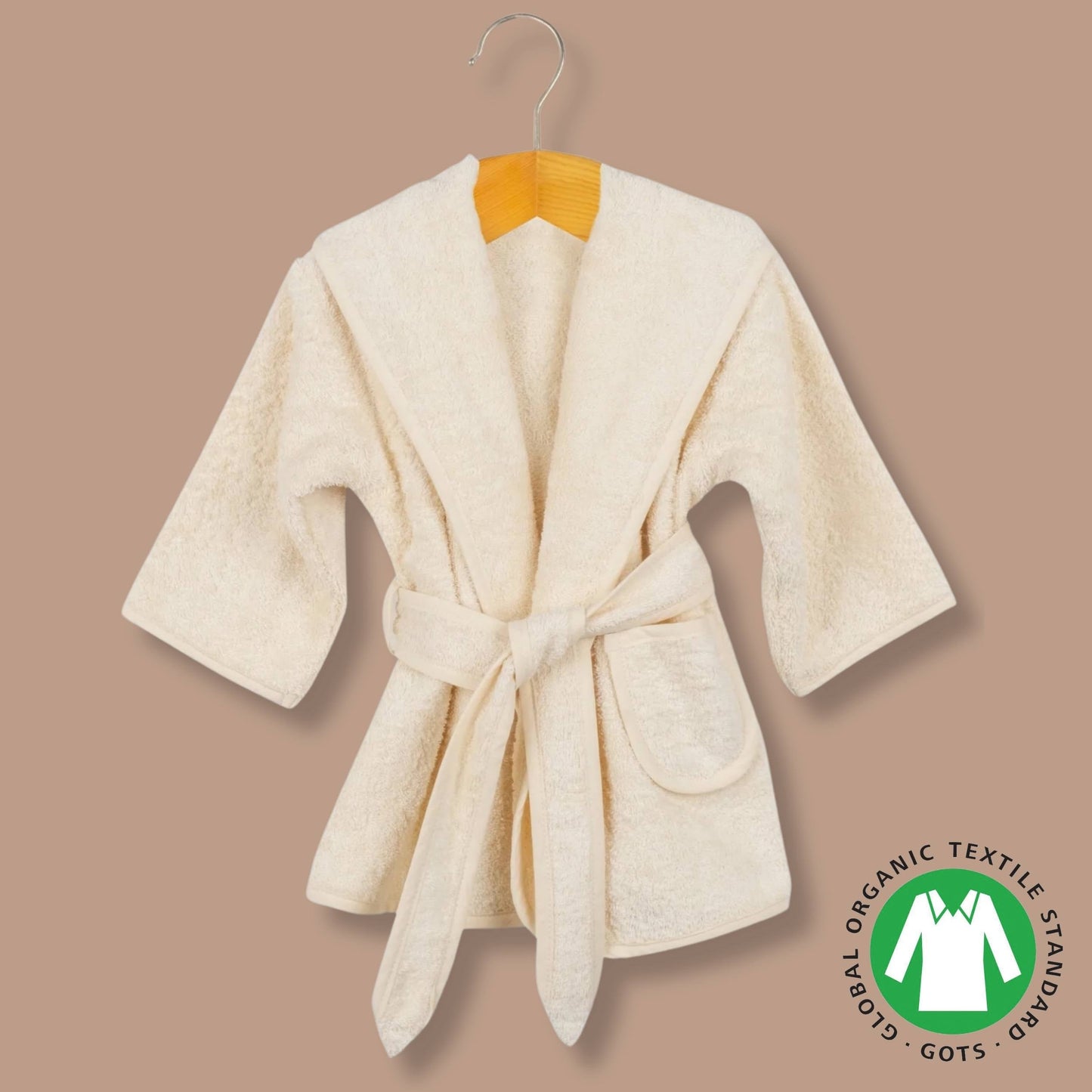 Eco Bath London Organic Cotton Baby Bathrobe - 0-5 Years