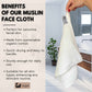 Eco Bath London Organic Cotton Face Flannels