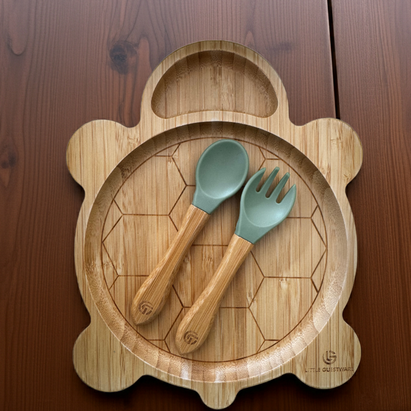 SenseNest Bamboo Spoon & Fork Set