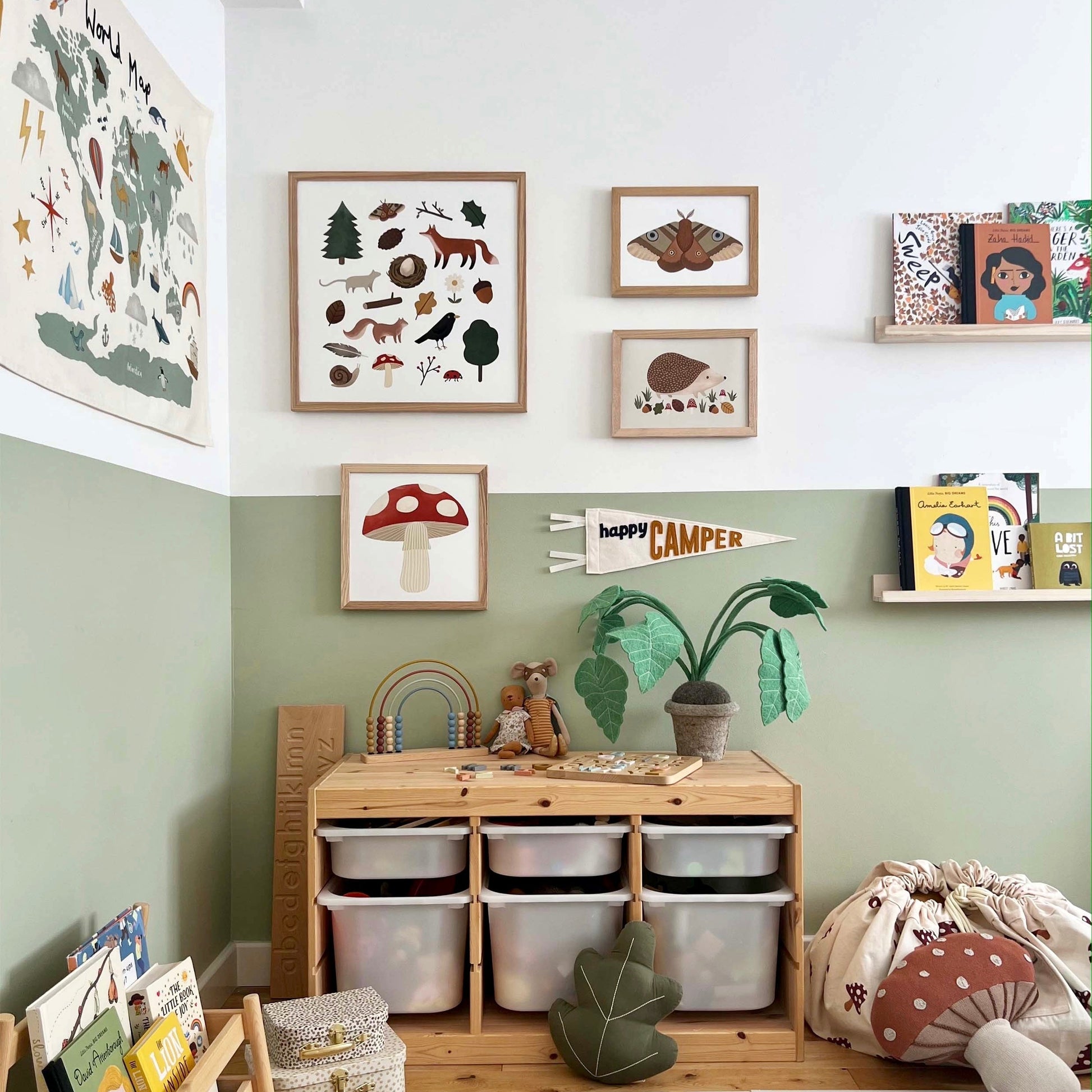 Kid of the Village Mushroom Art Print