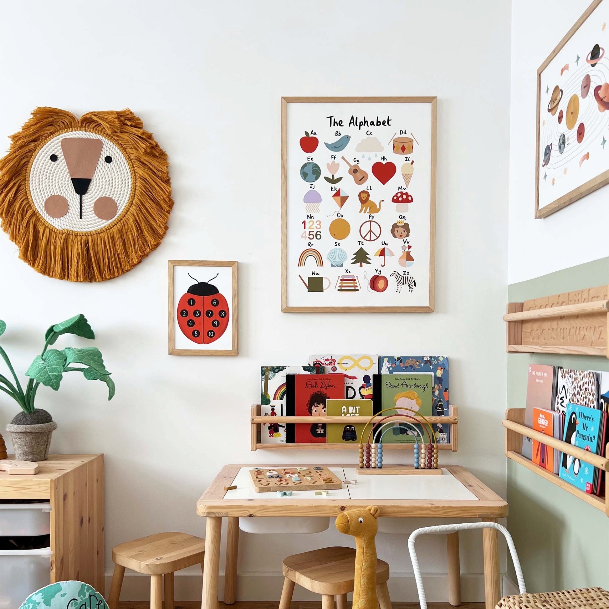 Kid of the Village Alphabet Art Print