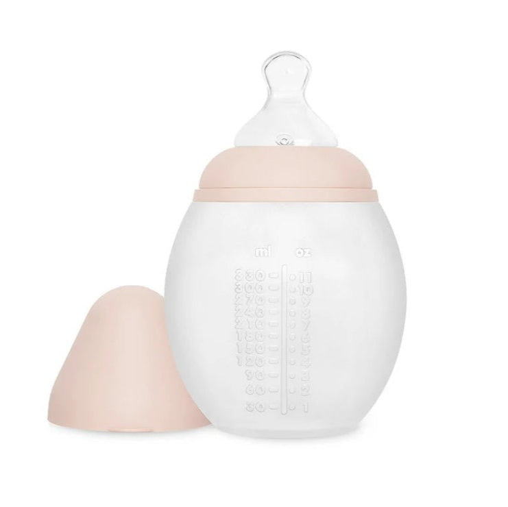 Elhee Silicone Baby Bottle - Nude (3 Sizes Available)