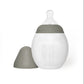 Elhee Silicone Baby Bottle - Khaki - 330ml