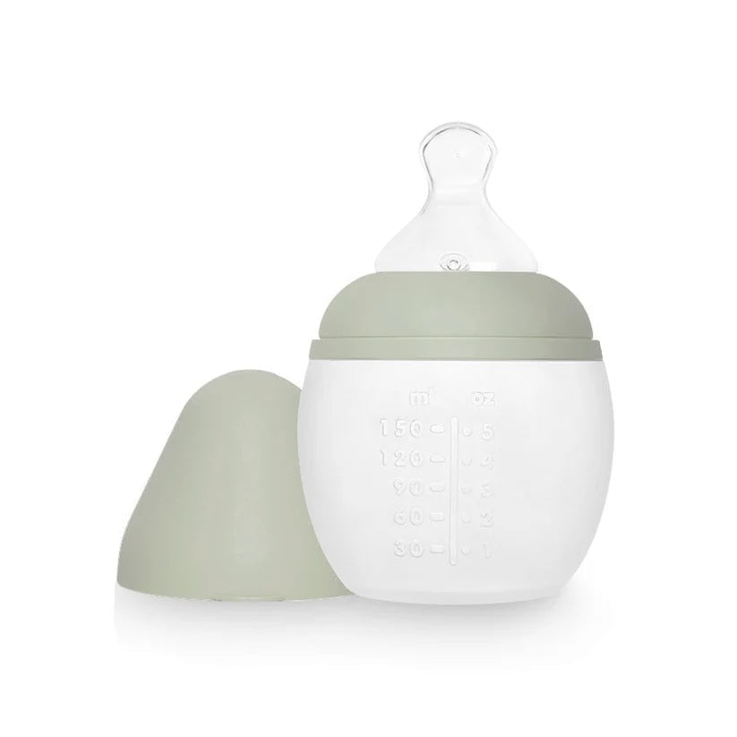 Elhee Silicone Baby Bottle - Sage