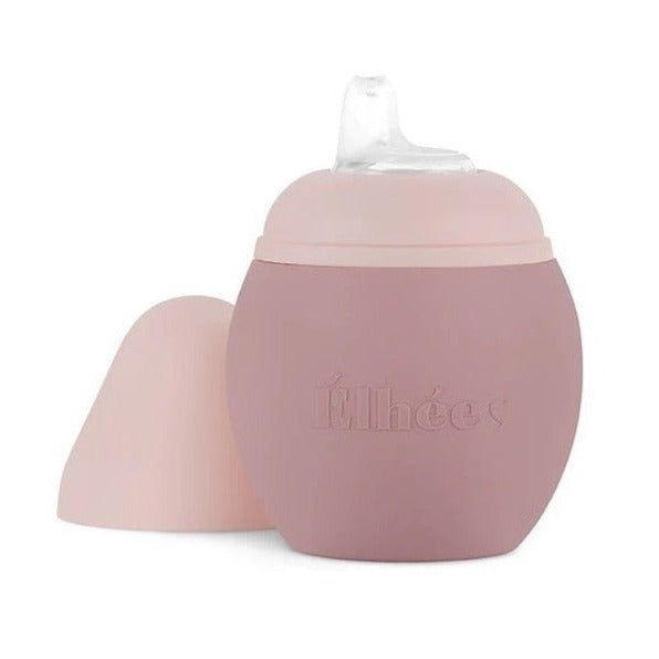 Elhee Silicone Bubble Learning Sippy Cup - 240ml Blush/Nude