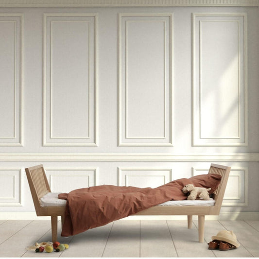Kas Kopenhagen Solid Oak Eli Bed - 90 x 160cm