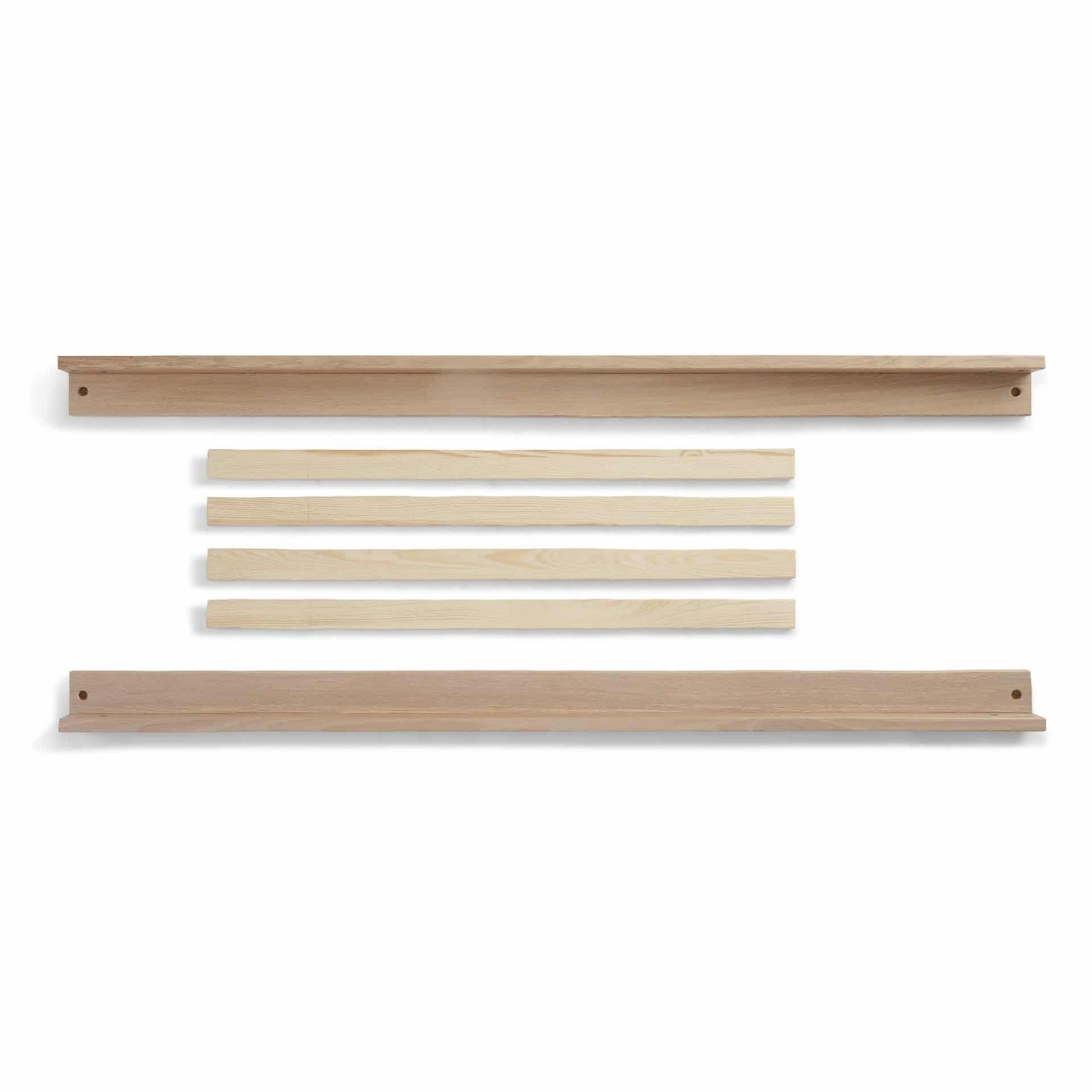 Kas Kopenhagen Solid Oak Eli Bed - 90 x 160cm