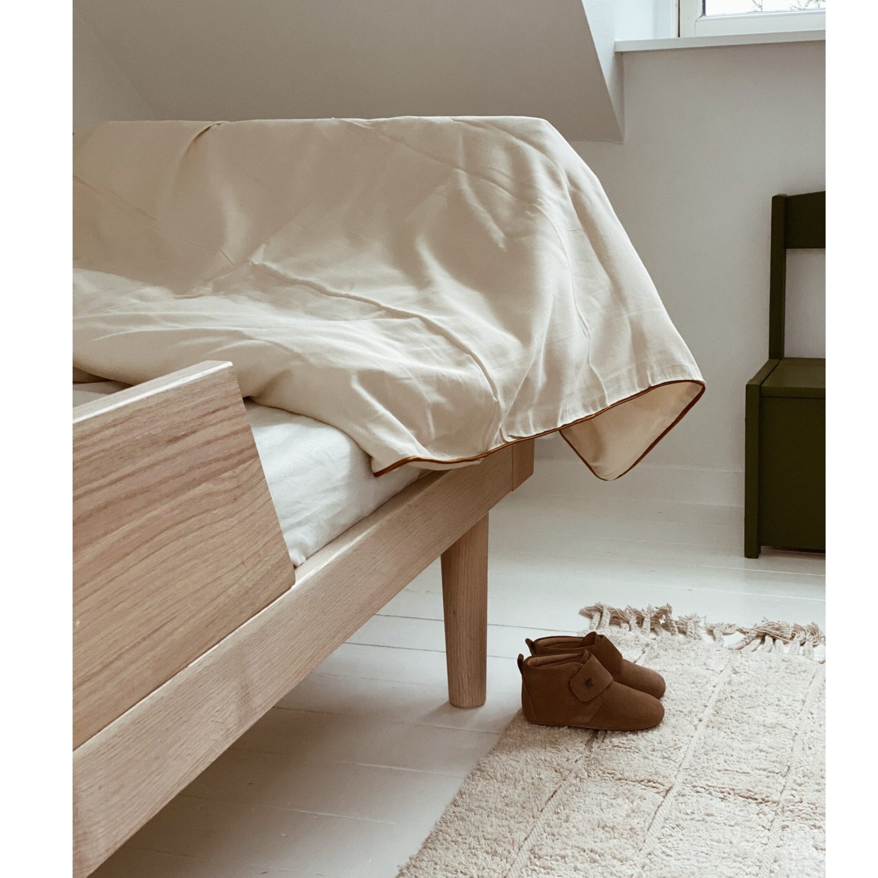 Kas Kopenhagen Solid Oak Eli Bed - 90 x 200cm
