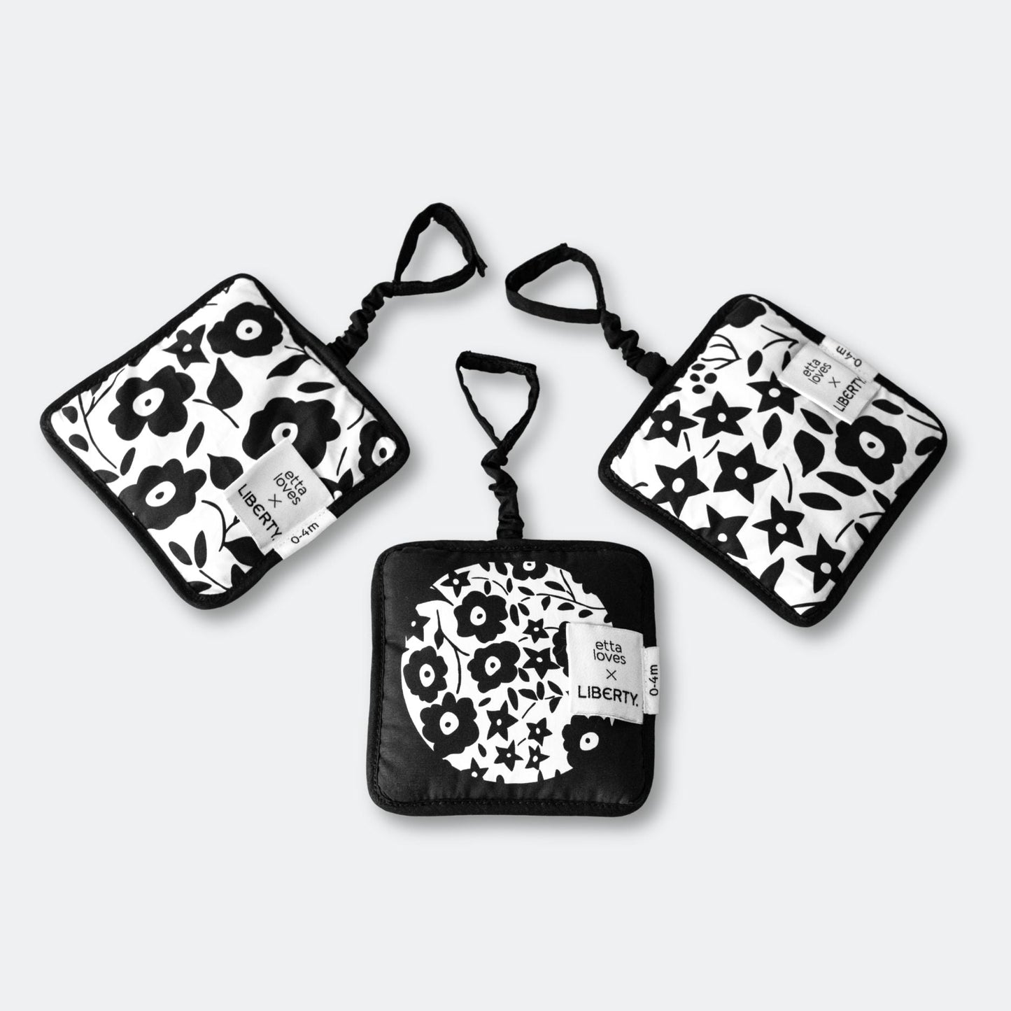 Etta Loves x Liberty Baby Sensory Hanging Squares