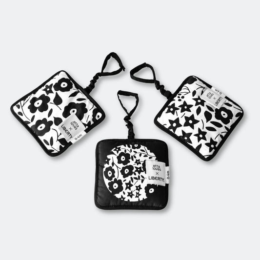 Etta Loves x Liberty Baby Sensory Hanging Squares