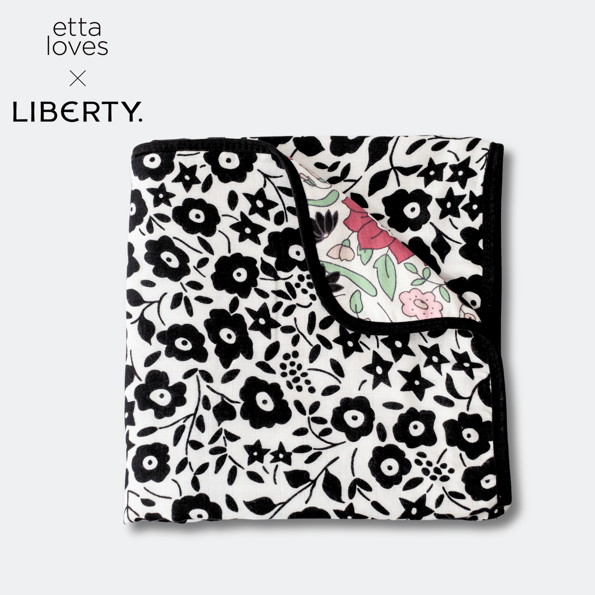 Etta Loves x Liberty Sensory Muslin Baby Blanket