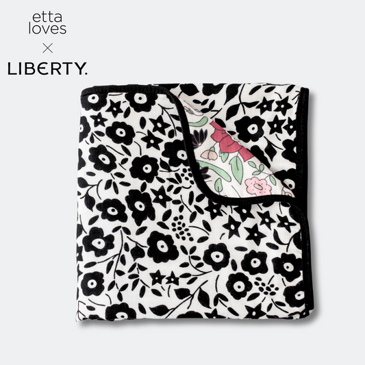 Etta Loves x Liberty Sensory Muslin Baby Blanket