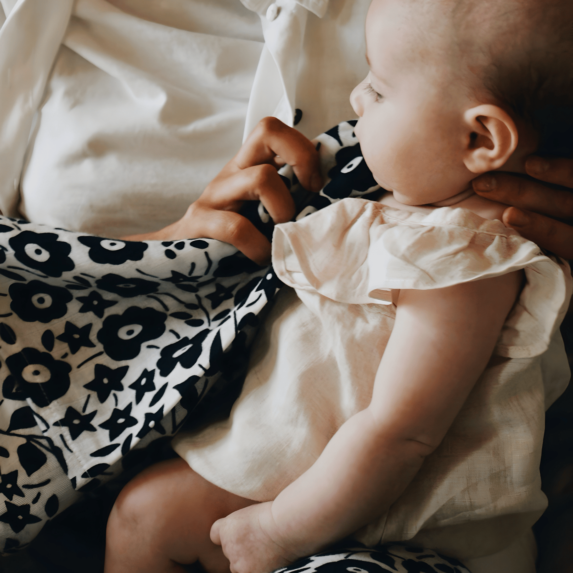 Etta Loves x Liberty Baby Sensory Muslin Swaddle - XL