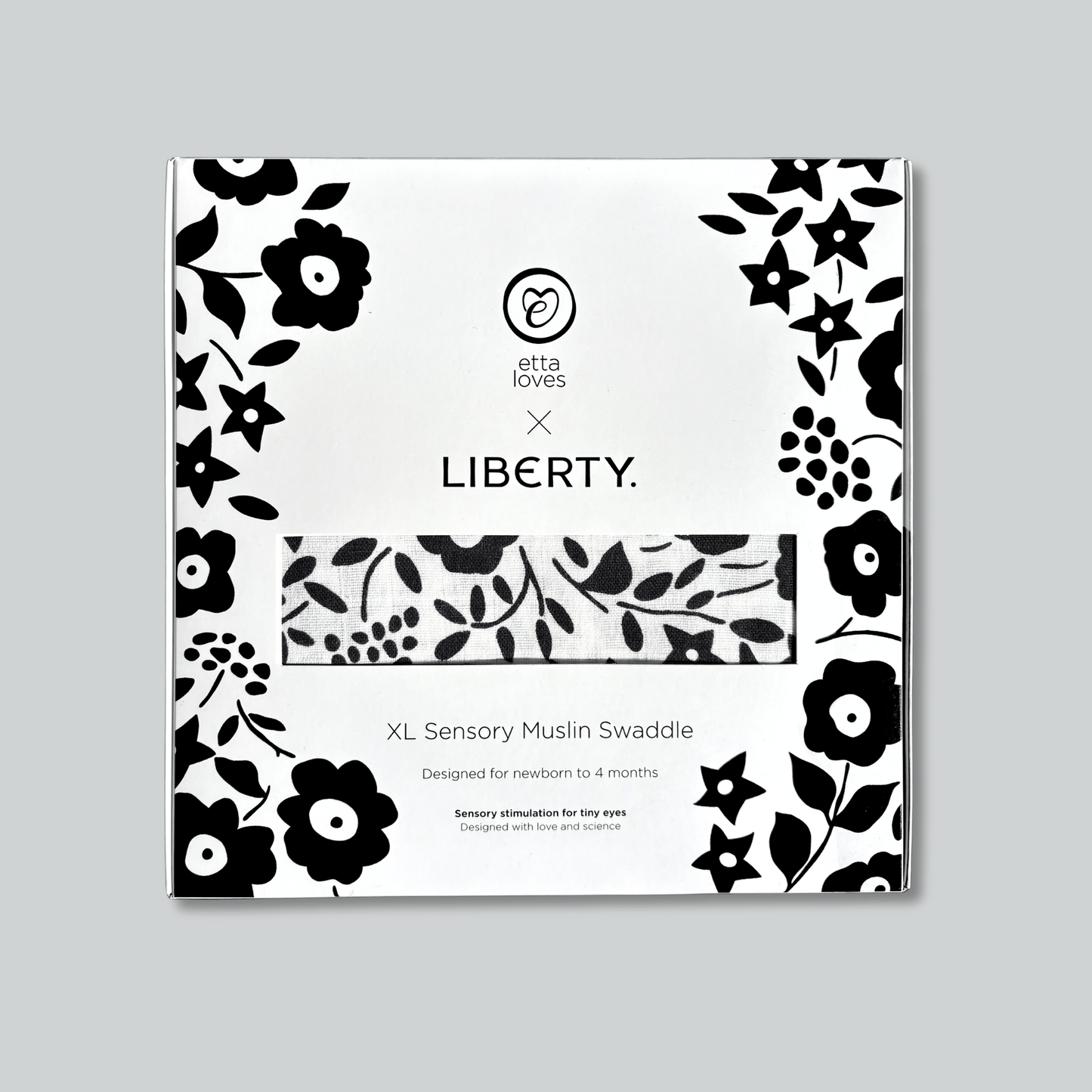 Etta Loves x Liberty Baby Sensory Muslin Swaddle - XL