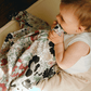 Etta Loves x Liberty Baby Sensory XL Muslin Swaddle - Wharfedale Meadow