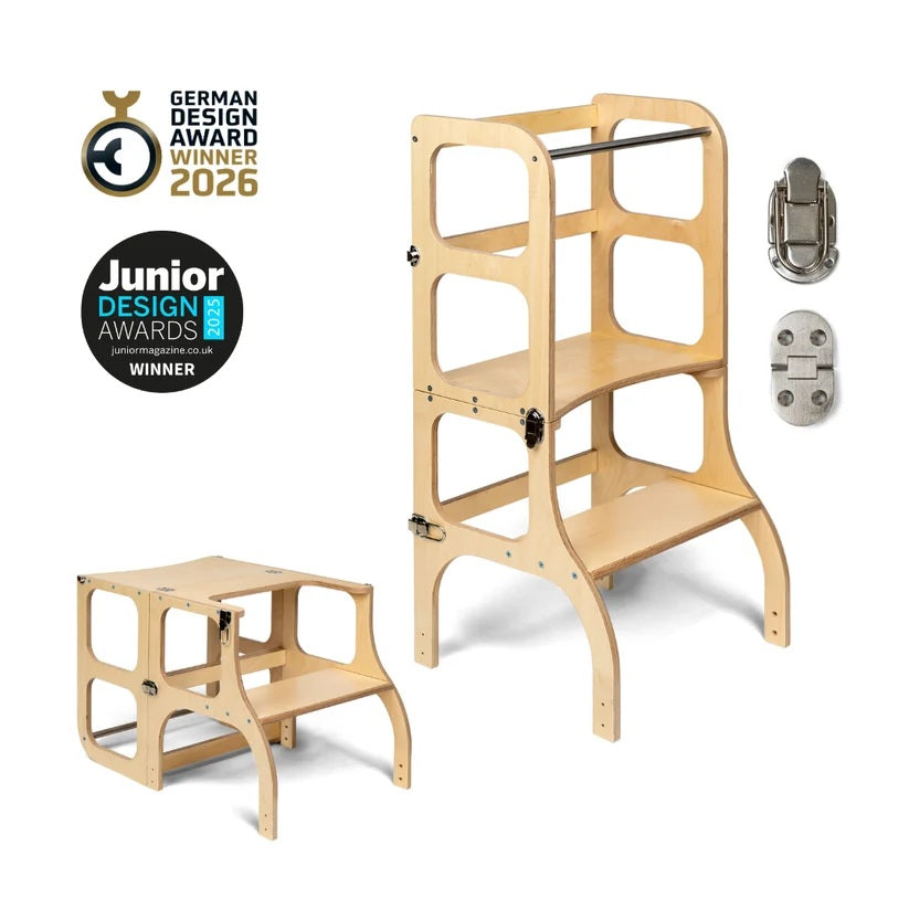 Ette Tete Step 'n' Sit 2-in-1 Helper Tower & Desk
