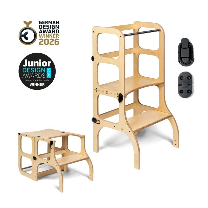 Ette Tete Step 'n' Sit 2-in-1 Helper Tower & Desk