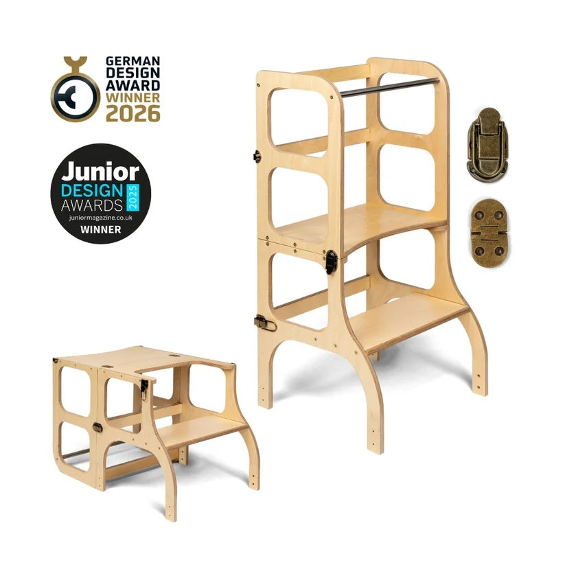 Ette Tete Step 'n' Sit 2-in-1 Helper Tower & Desk