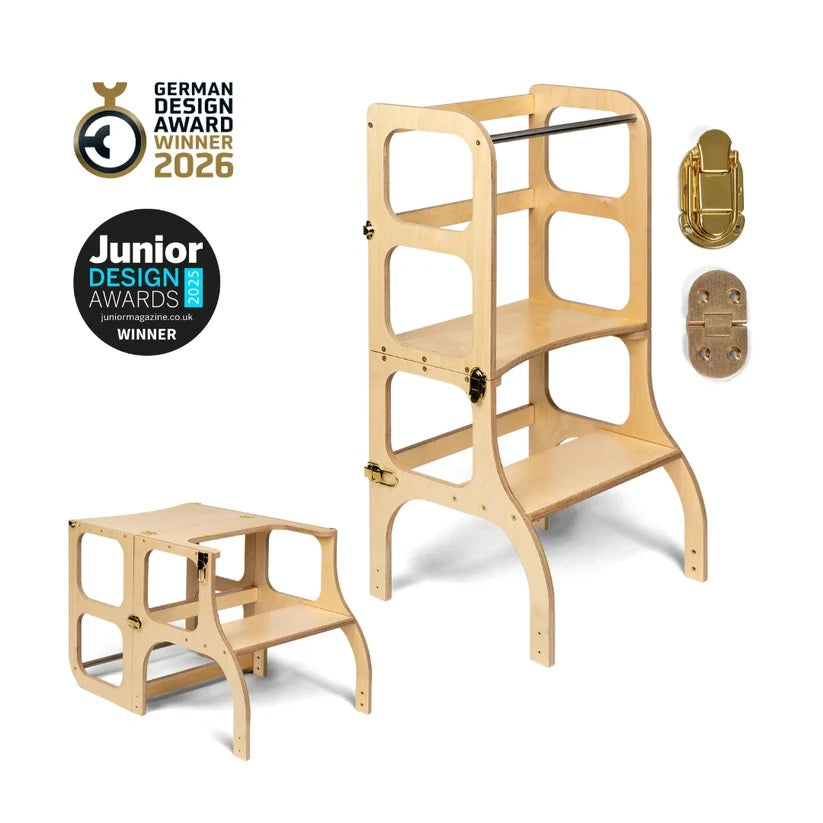 Ette Tete Step 'n' Sit 2-in-1 Helper Tower & Desk