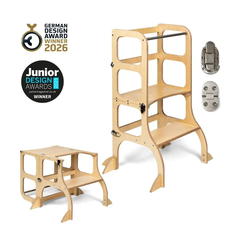 Ette Tete Step 'n' Sit 2-in-1 Helper Tower & Desk
