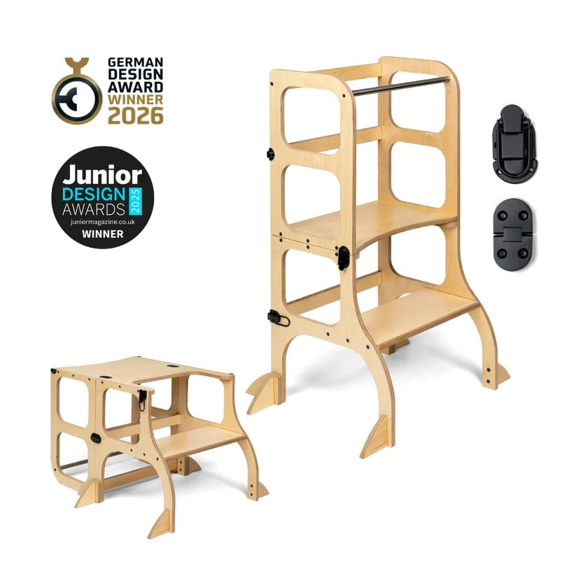 Ette Tete Step 'n' Sit 2-in-1 Helper Tower & Desk