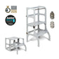 Ette Tete Step 'n' Sit 2-in-1 Helper Tower & Desk (5 Colours Available)