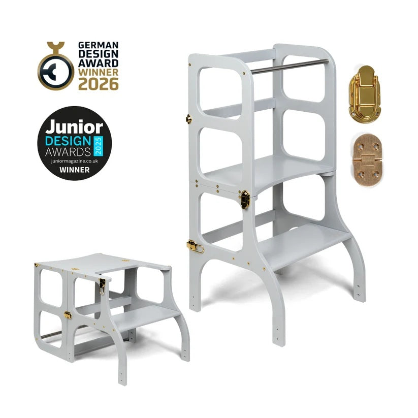 Ette Tete Step 'n' Sit 2-in-1 Helper Tower & Desk