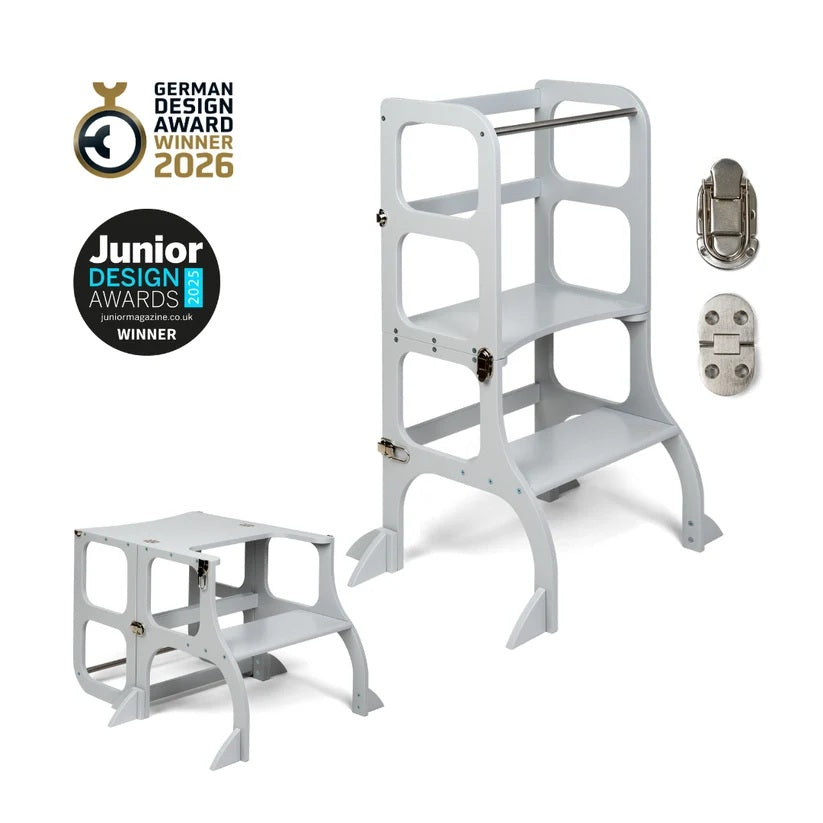 Ette Tete Step 'n' Sit 2-in-1 Helper Tower & Desk