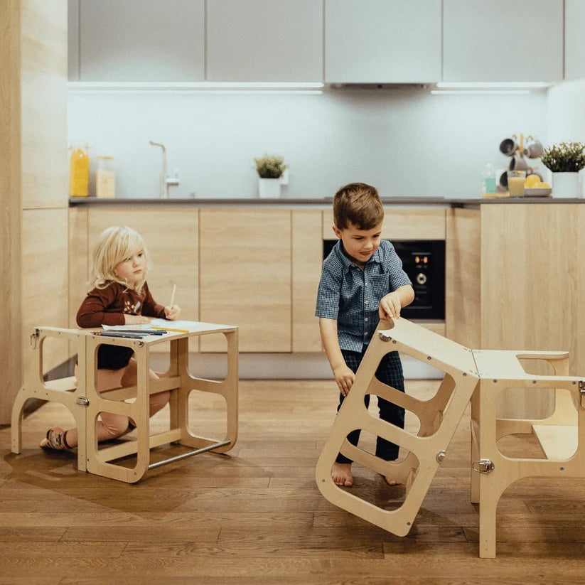 Ette Tete Step 'n' Sit 2-in-1 Helper Tower & Desk